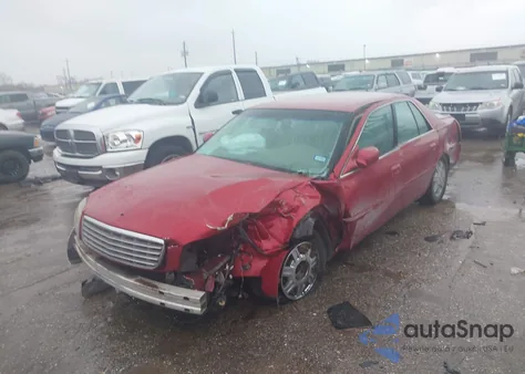 2004 Cadillac Deville Standard z USA, uszkodzony, nr VIN 1G6KD54YX4U128077